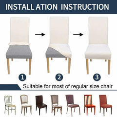 6X Stretch Chair Cover Seat Covers Spandex Washable Banquet Wedding Party Decora - Lake Blue