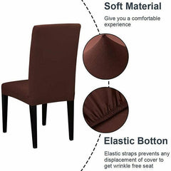 6X Stretch Chair Cover Seat Covers Spandex Washable Banquet Wedding Party Decora - Lake Blue