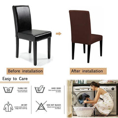 6X Stretch Chair Cover Seat Covers Spandex Washable Banquet Wedding Party Decora - Lake Blue
