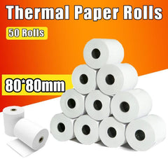 50 Rolls 80X80mm Thermal Paper Cash Register Receipt Roll