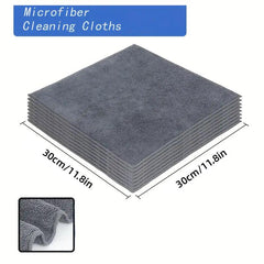 50pcs Microfibre Cleaning Cloths Household Car Dusting Wipes Reusable Soft Towel