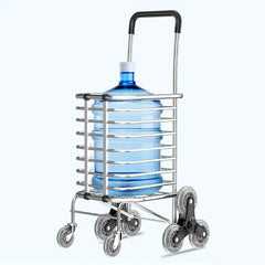 Folding Vegetable Basket Trolley Small Trailer Grocery Shopping Pulling Cart