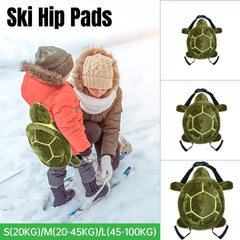 Ski Protection Plush Hip Pad Cartoon Turtle Skateboard Mat Snowboarding Gear - M