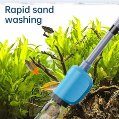 Aquarium Multi-function Water Changer Suction Pump For Tank Cleaning Fish Waste