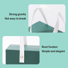 20pcs Translucent Gift Bags Packaging Tote Birthday Party Favors Candy Bags - Beige-M Size