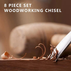 8X Heavy Duty HSS Wood Lathe Chisel Set Turning Wood Tools Carving GougeDurable