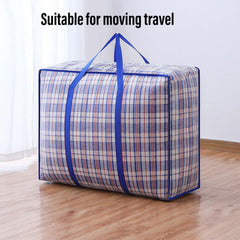 10PCS Large Waterproof Moving Packing Bags Woven Storage Luggage Quilt Bags - Medium