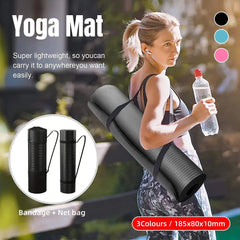 Yoga Mat Dance Mat Sports and Fitness Jump Rope Mat for Men and Women Exercise - Pink
