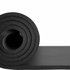 20MM Thick Yoga Mat Pad NBR Nonslip Exercise Fitness Pilate Gym Durable - Black