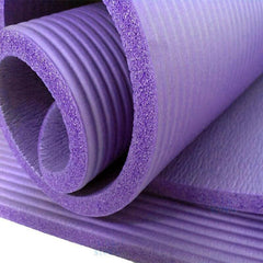 20MM Thick Yoga Mat Pad NBR Nonslip Exercise Fitness Pilate Gym Durable - Black