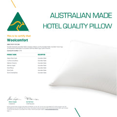 Luxor Australian Made Hotel Quality Pillow Standard Size Four Pack