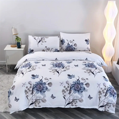 Dreamfields - Ever Floral Quilt Cover Set - (3pcs, Double Size)