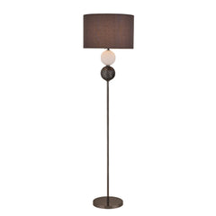 Murano Floor Lamp - Brass/Pewter