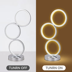 Iva LED Touch Table Lamp - Chrome