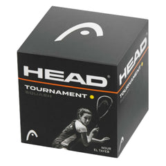 HEAD Tournament Squash Ball Advanced Training Competition Bulk - 6 Balls
