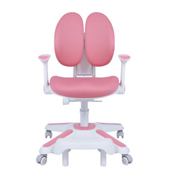 4x Ergonomic Children Kids Study Chairs Height Adjustable - Pink