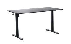 Ergonomic Kids Study Chair & Adjustable Electric Standing Desk Set – Blue Chair & Black Desk