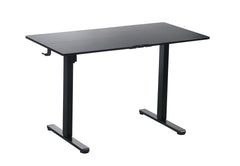 120 x 60cm Electric Standing Desk Height Adjustable Motorised Electric Sit Stand in Black