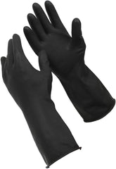 96 Pairs Sabco Heavy Duty Latex Gloves w/ Cotton Lining - Large Size Bulk (1 Carton)