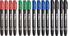 2x 15pcs (30pcs Total) Artline Supreme Permanent Markers - Assorted Colours