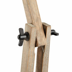 Scandi Modern Natural Wooden Table Lamp Rustic Retro Designer Vintage Light