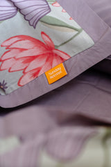 100% Cloud Cotton Duvet Quilt Cover Set w/ 2 Pillow Cases in Serena - Double