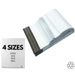 Enviro Recycled Courier Satchels Poly Mailer Bag Accredited Self Sealing Shipping - 5kg (510x435x50mm) - 250pcs