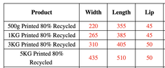 Enviro Recycled Courier Satchels Poly Mailer Bag Accredited Self Sealing Shipping - 5kg (510x435x50mm) - 500pcs