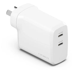 Cygnett PowerPlus 60W Dual Port Wall Charger - White