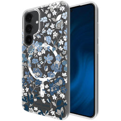 Kate spade Case with Magnets for Samsung Galaxy S25 Plus - Flowerbed Blue Gems