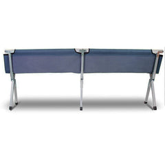 Camping Bed Folding Stretcher Light Weight w/ Carry Bag Camp Portable - navy