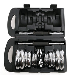 20KG York Dumbbell Set Weight Dumbbells Home Gym Fitness BarBell w/ Case