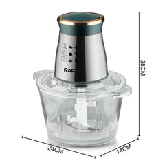 Multifunctional Stainless Steel Blade Electric Blender Salad maker and Meat Grinder, Food Processor