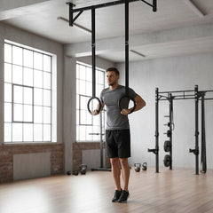 Gymnastic Rings – Adjustable Exercise Training Rings for Home & CrossFit Workouts