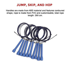 5x CrossFit Speed Skipping Rope Wire – Adjustable Jump Ropes for Fitness & Boxing