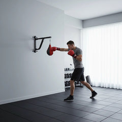 Boxing Punching Bag Wall Pivot Rack – Swivel Mount for Home Gym