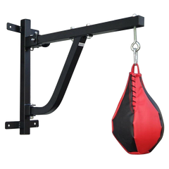 Boxing Punching Bag Wall Pivot Rack – Swivel Mount for Home Gym