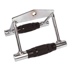 Rubber-Coated Close Grip Triangle Attachment for Lat Pulldown