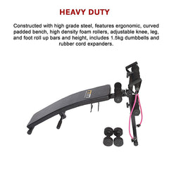 Foldable Incline Sit Up Bench for Home Gym Ab Workout Training