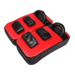 2 x Thai Boxing Punch Focus Pad Mitts Training Strike Shields Set
