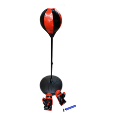 Kids Boxing Punching Bag Set – Children’s Training Gloves & Fitness Stand