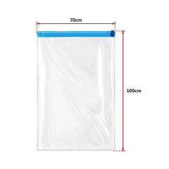 10X Jumbo Vacuum Storage Bags – Space Saver Seal Bags for Clothes, Bedding, Blankets & Travel Organisation