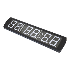 6 Digit Digital Timer Interval Fitness Clock LED Gym Display
