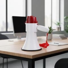 Audio Megaphone 25Watt Bull Horn with Siren