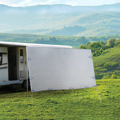 4.3m Caravan Privacy Screen Side Sunscreen Sun Shade for 15' Roll Out Awning