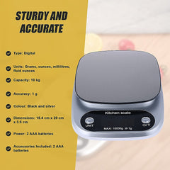 Digital Kitchen Scale LCD Electronic Postal Food Weight Scales 10kg/1g
