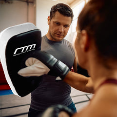 MMA Kick Boxing Pad Strike Shield – Muay Thai Focus Punching Pad Training Gear