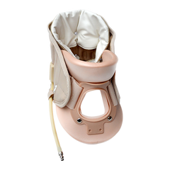 Neck Traction Air Decompression Support Brace Cervical Collar Hand Pump