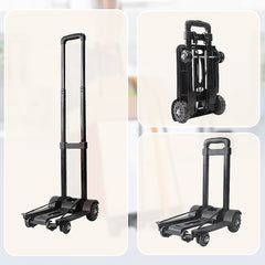 Portable Cart Folding Dolly Push Truck Hand Collapsible Trolley Luggage 70Kg