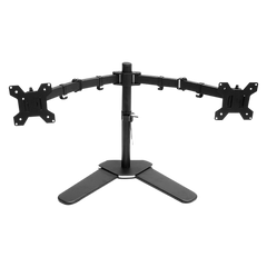 13"-27" Dual Screen Monitor Stand TV Bracket Computer Display Desk Mount Holder